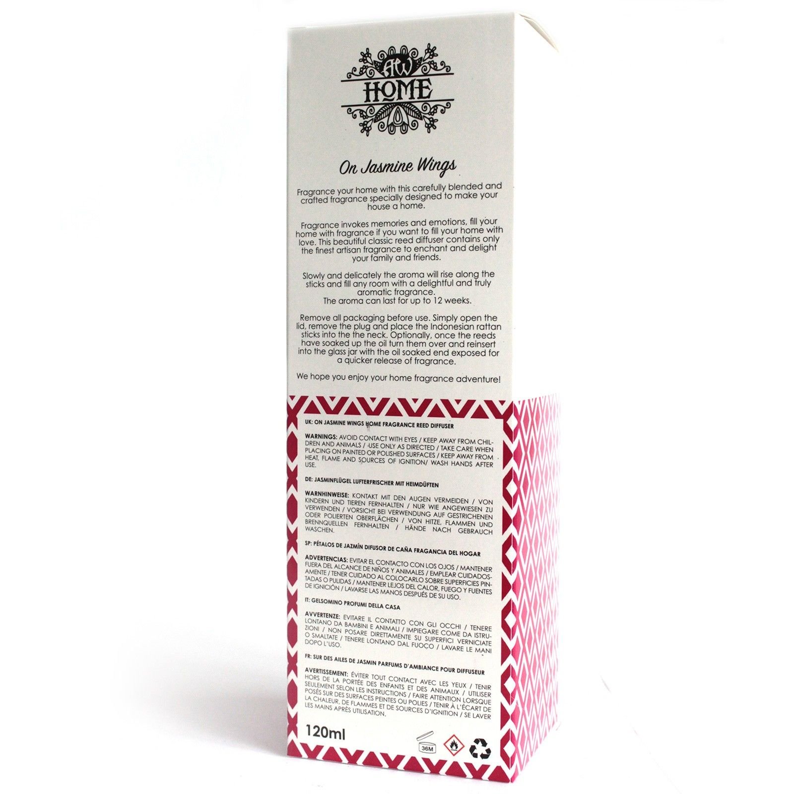 Difusor aromático 120ml - jazmín - imagen 4