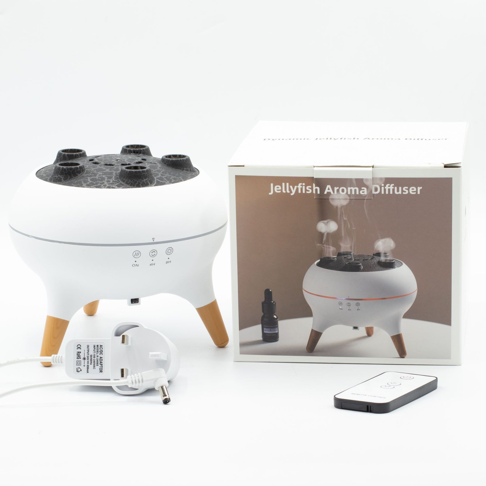 Difusor de aromas Ocean. Efecto medusas y LED de cambio de color - Imagen 7