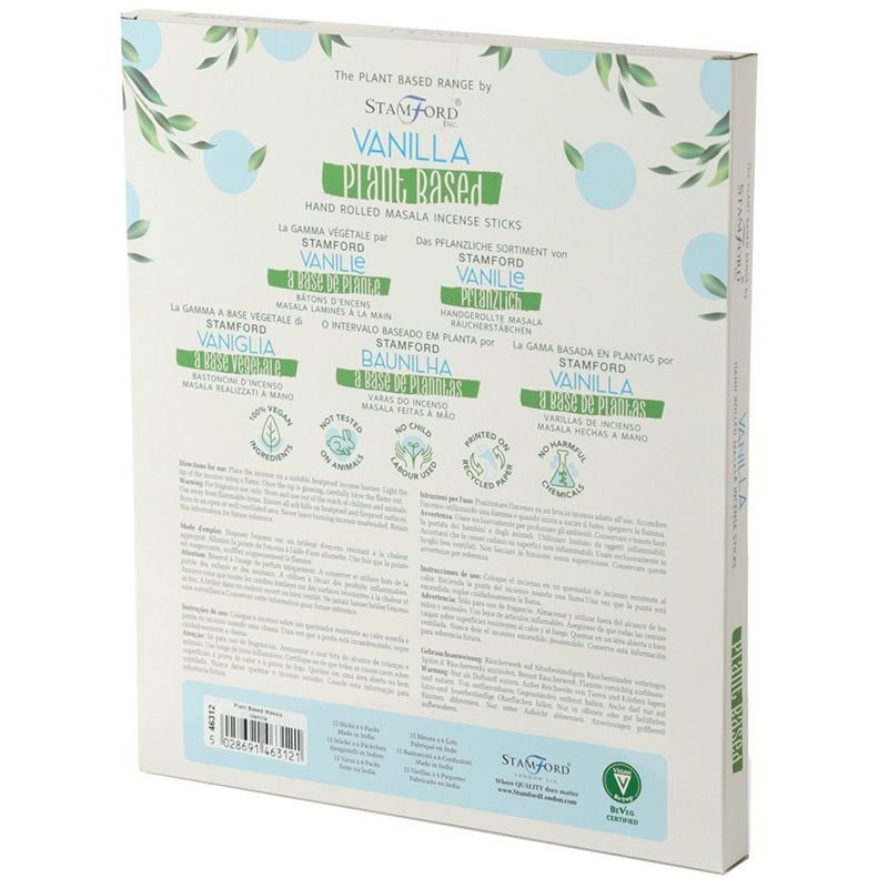 Cajas de Incienso Masala a base de Plantas - Vainilla - Imagen 3