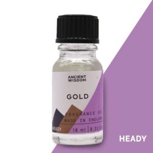 Aceite de fragancia oro 10ml para quemadores y difusores