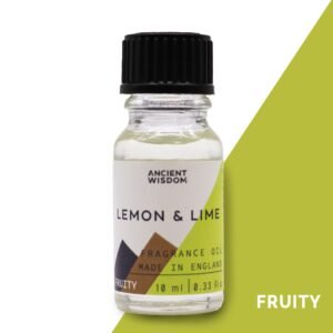 Aceite de fragancia limón y lima 10ml para quemadores y difusores