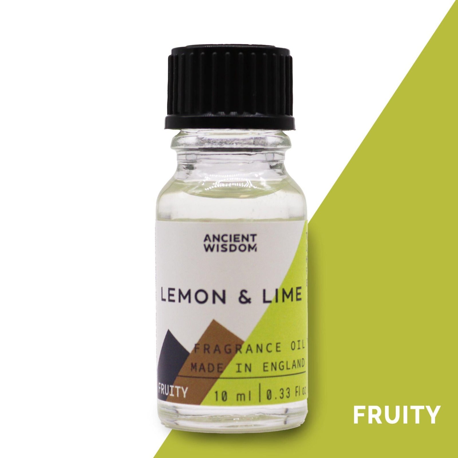 Aceite de fragancia limón y lima 10ml para quemadores y difusores