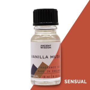 Aceite de fragancia almizcle de vainilla 10ml para quemadores y difusores