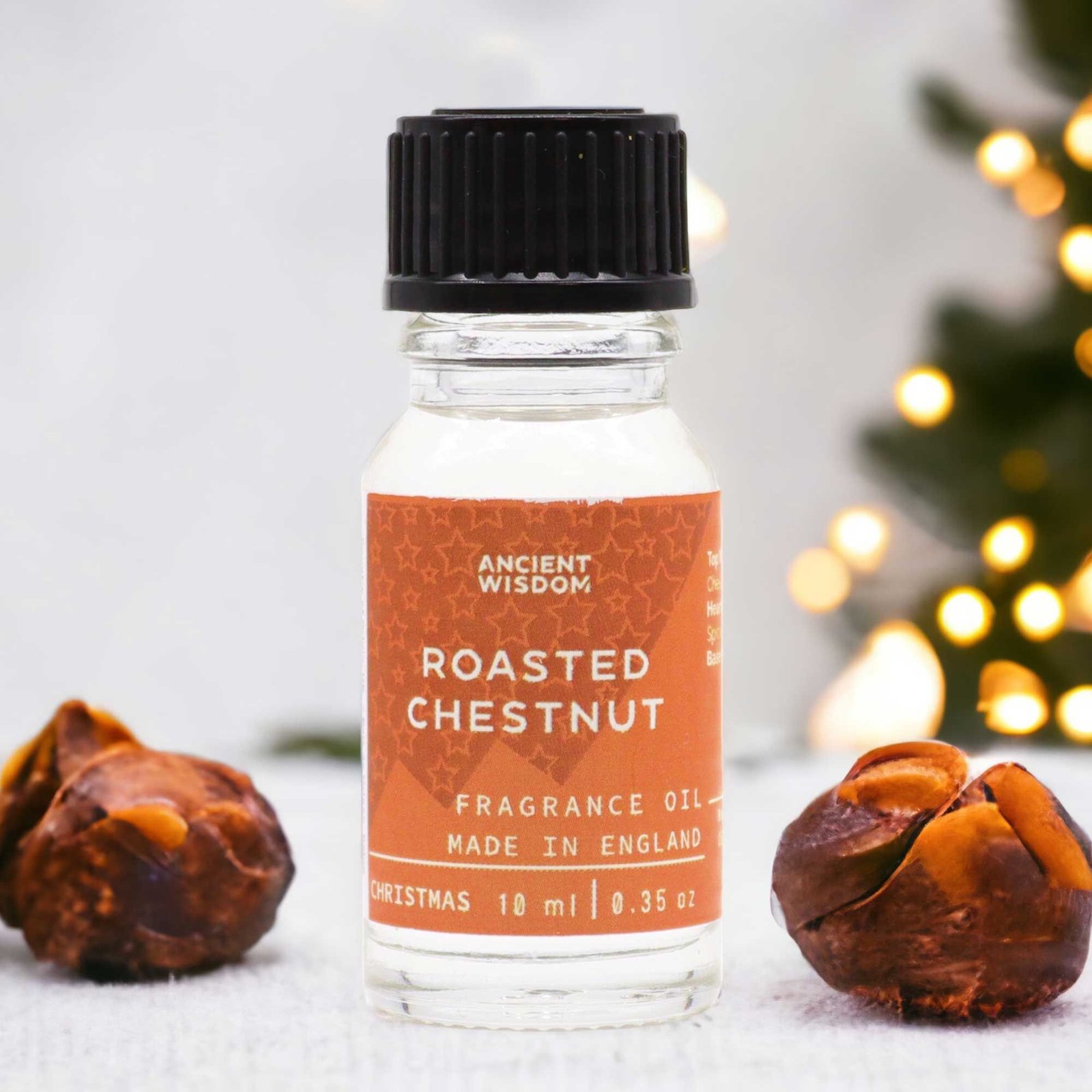 Aceite de fragancia castañas asadas 10ml para quemadores y difusores