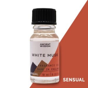 Aceite de fragancia almizcle blanco 10ml para quemadores y difusores
