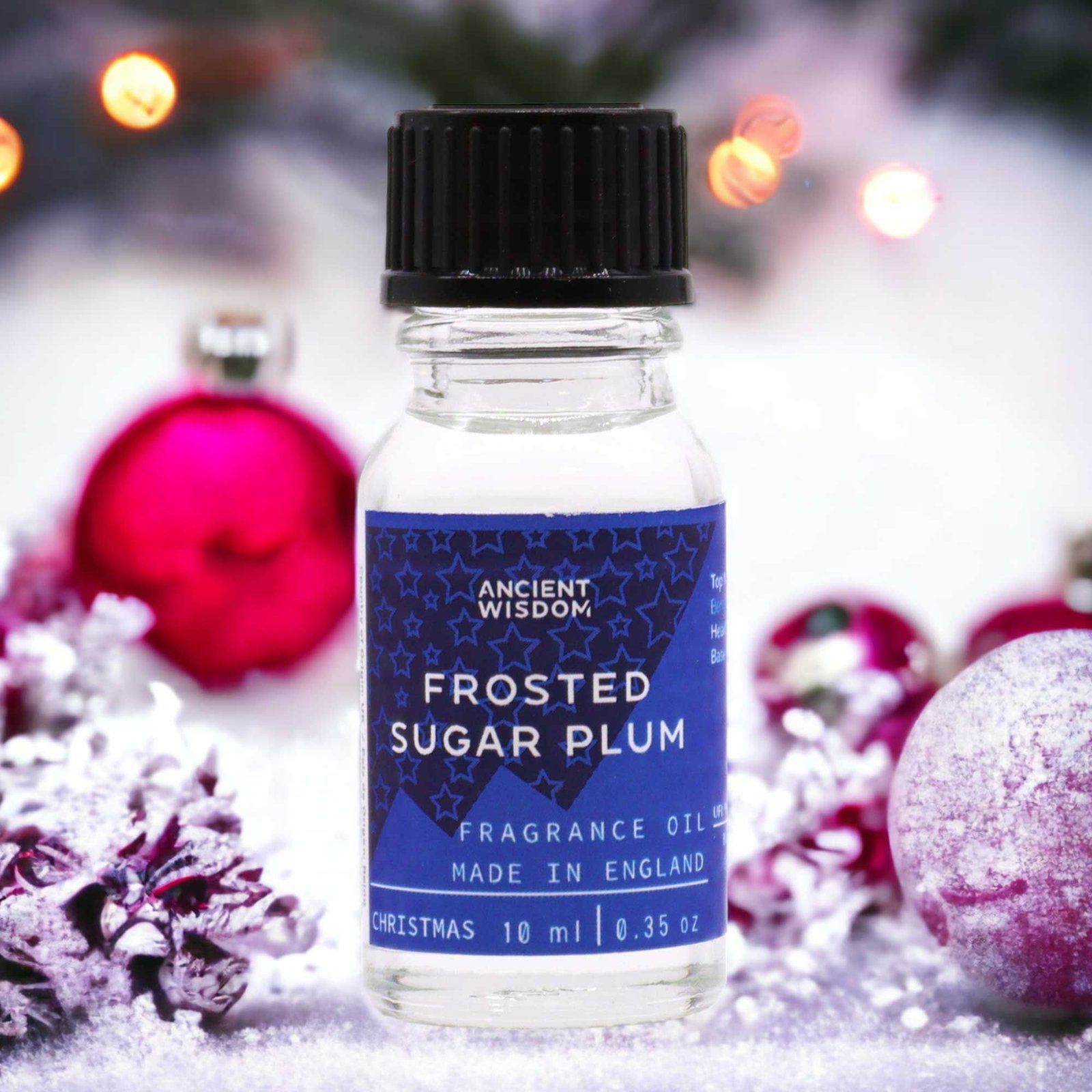Aceite de fragancia ciruela escarchada 10ml para quemadores y difusores