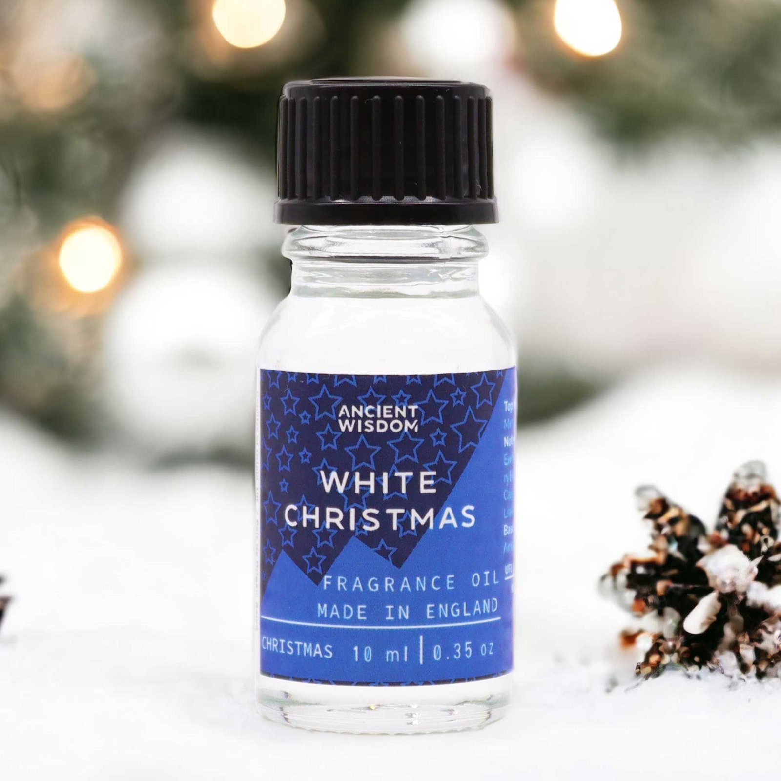 Aceite de fragancia blanca navidad 10ml para quemadores y difusores
