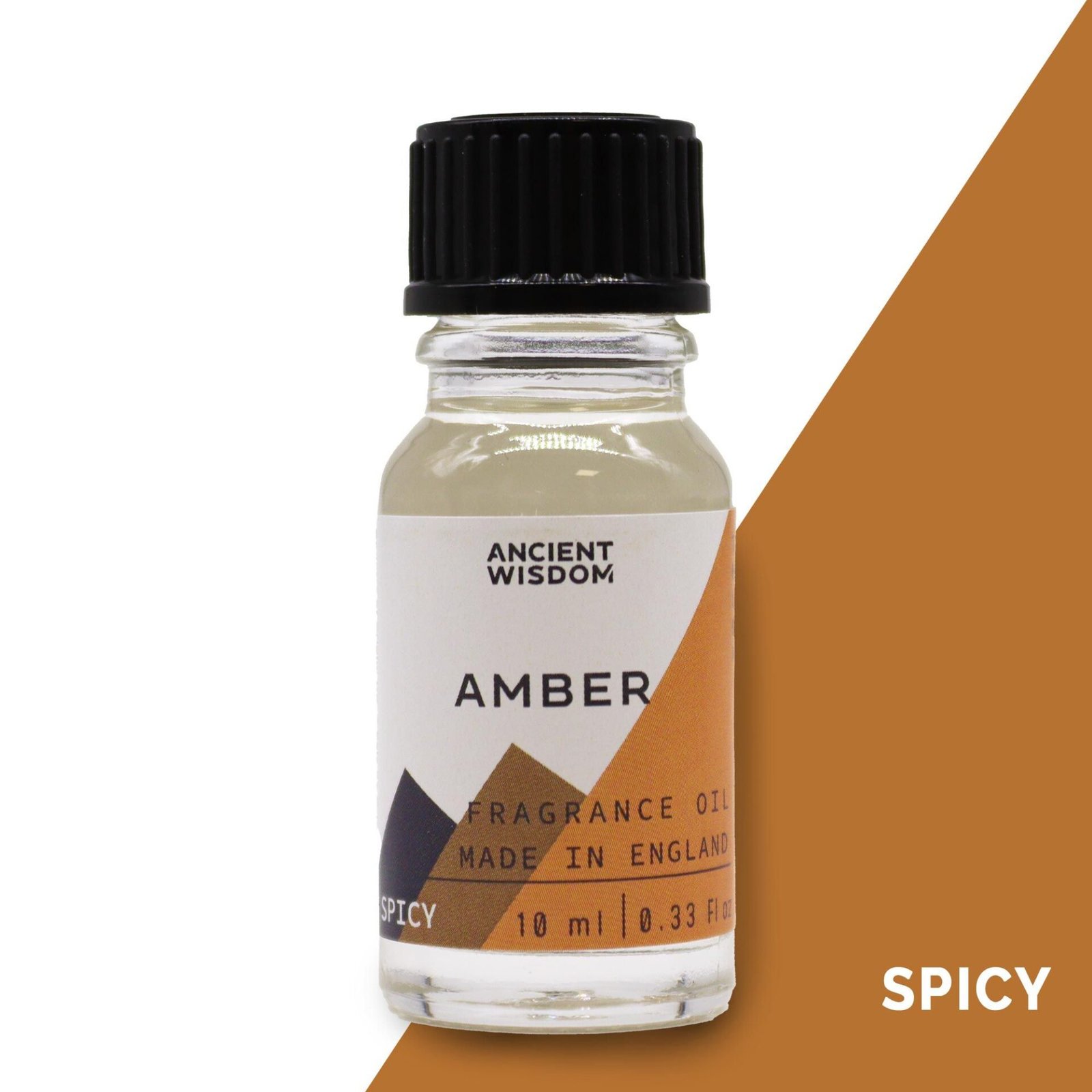 Aceite de fragancia ámbar 10ml para quemadores y difusores