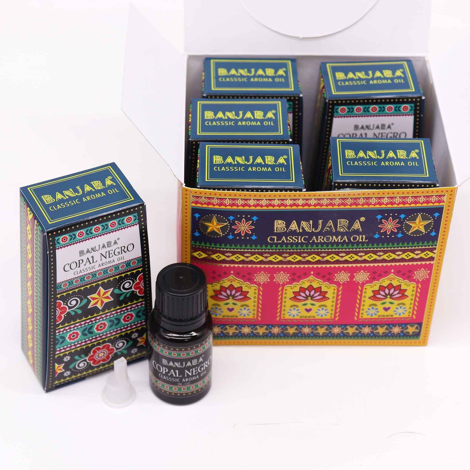 Aceite Aromático Banjara Copal Negro · Fragancia India 10ml