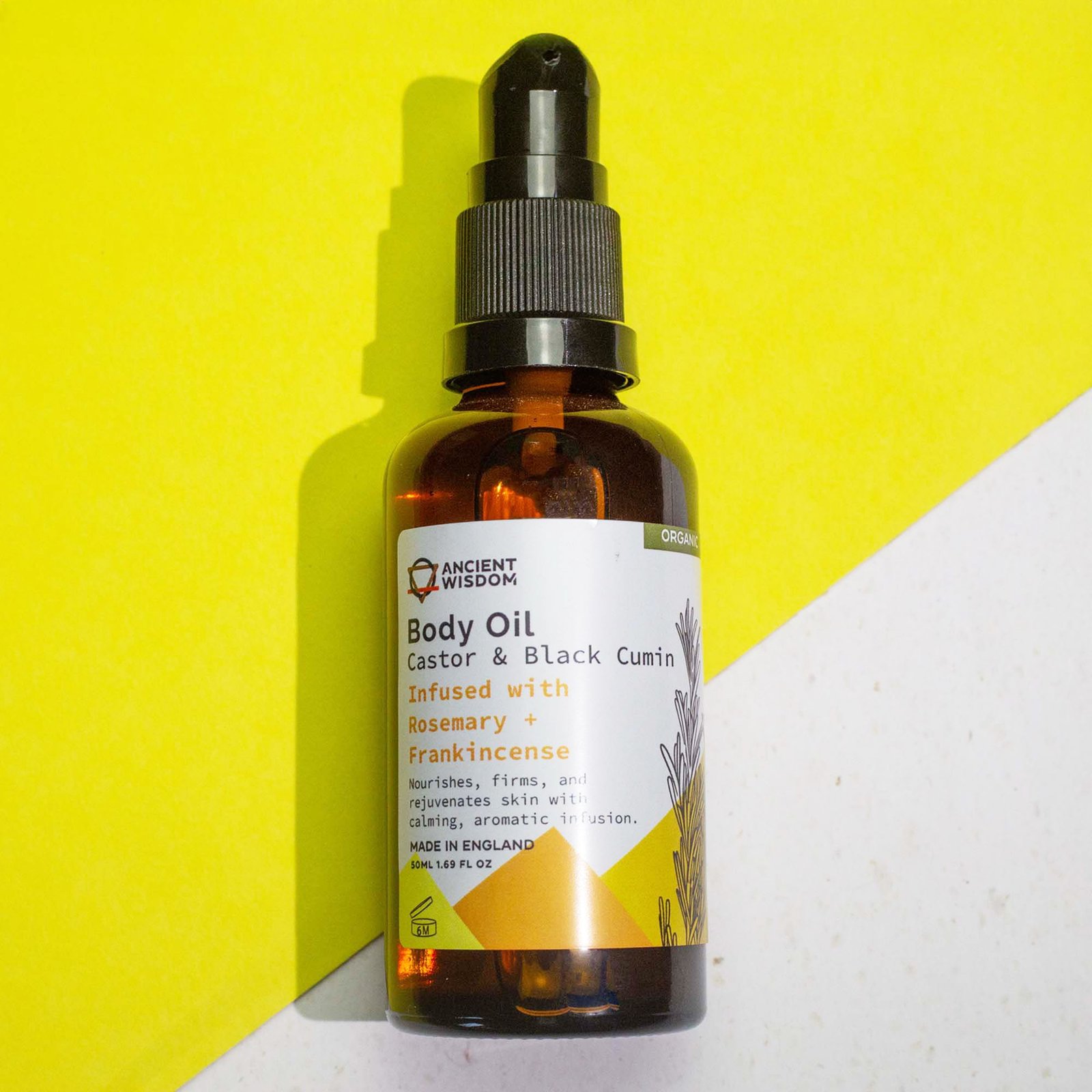 Aceite Corporal Orgánico Romero y Incienso 50ml - Imagen 3