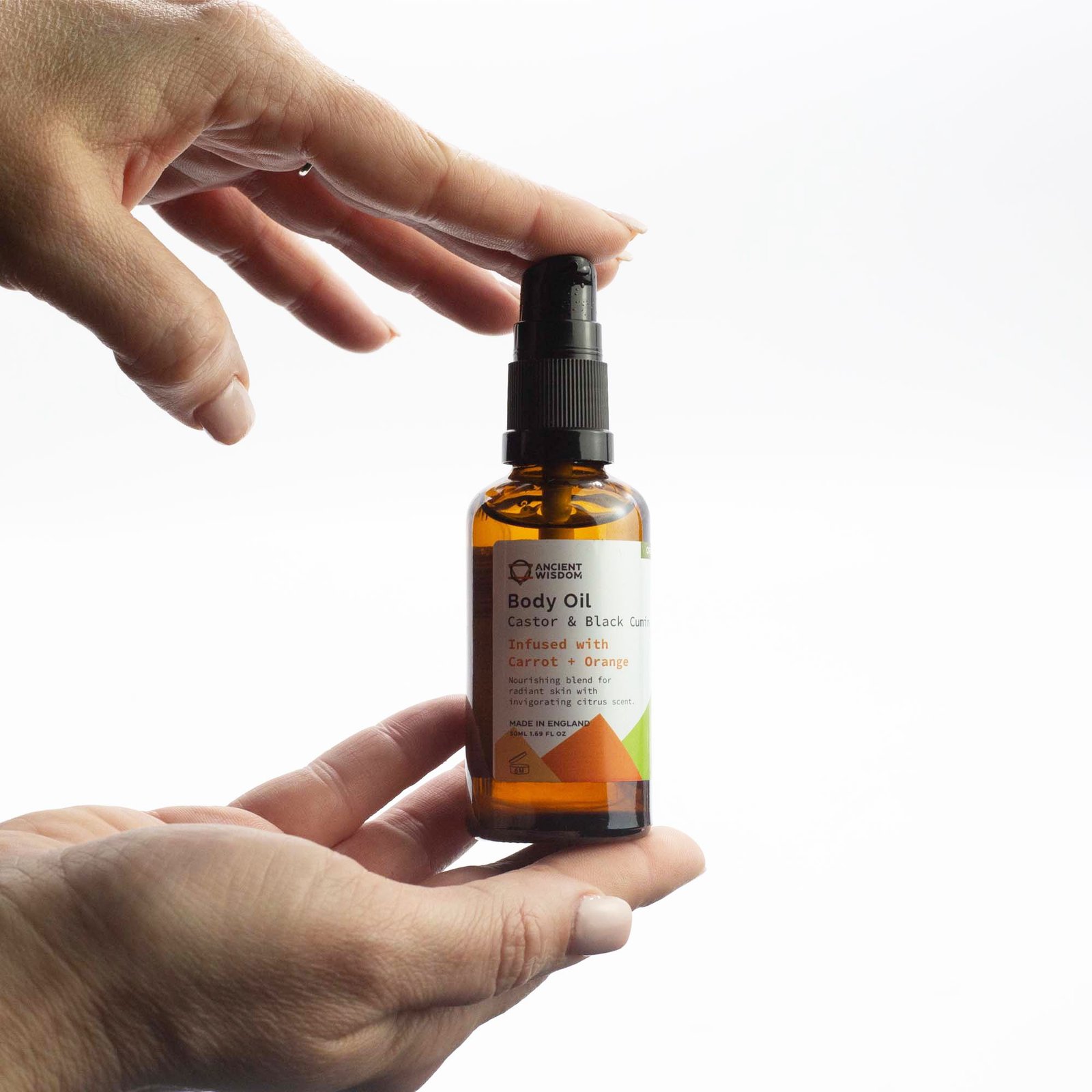 Aceite Corporal Orgánico Zanahoria y Naranja 50ml - Imagen 4