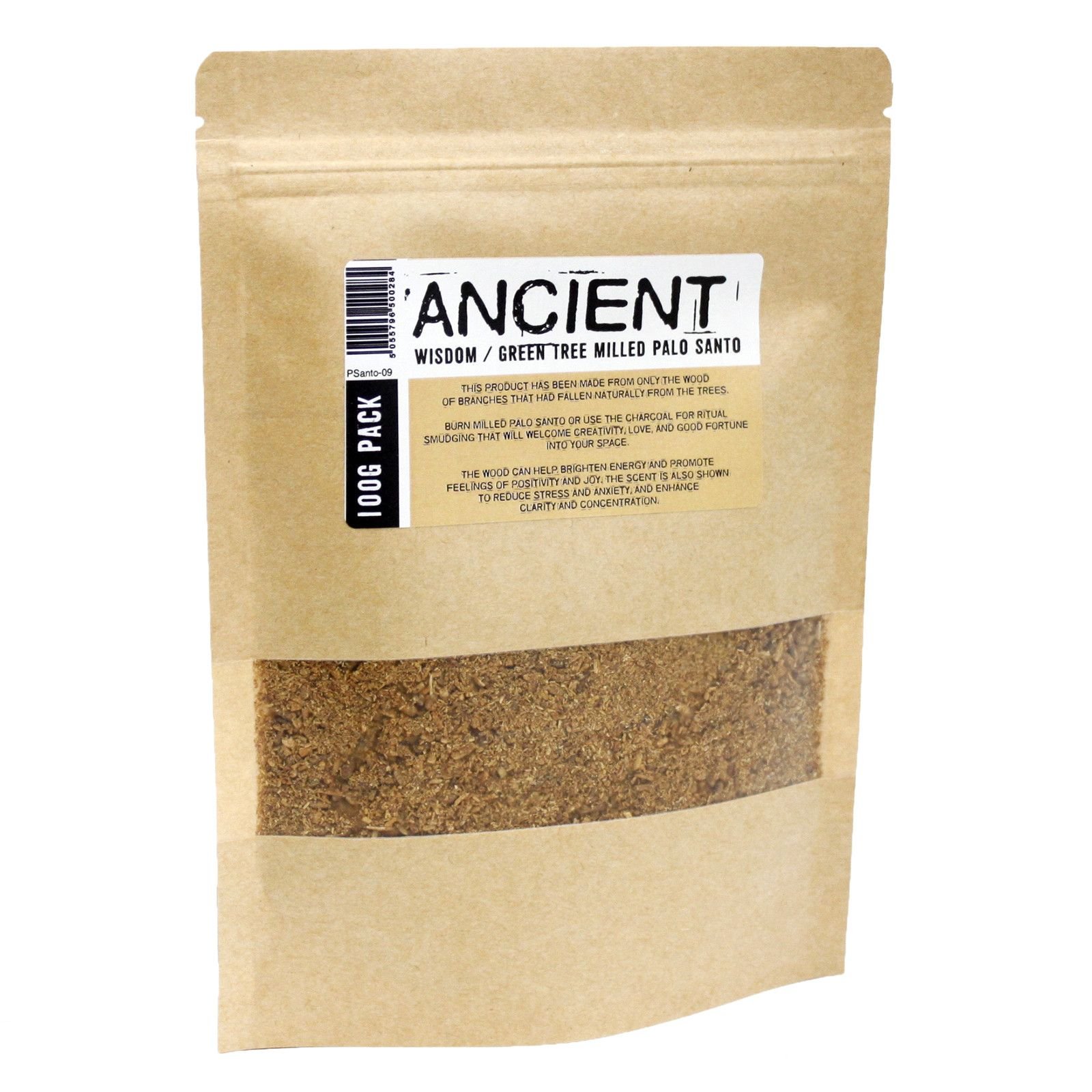 Palo Santo Molido 100g · Árbol Verde