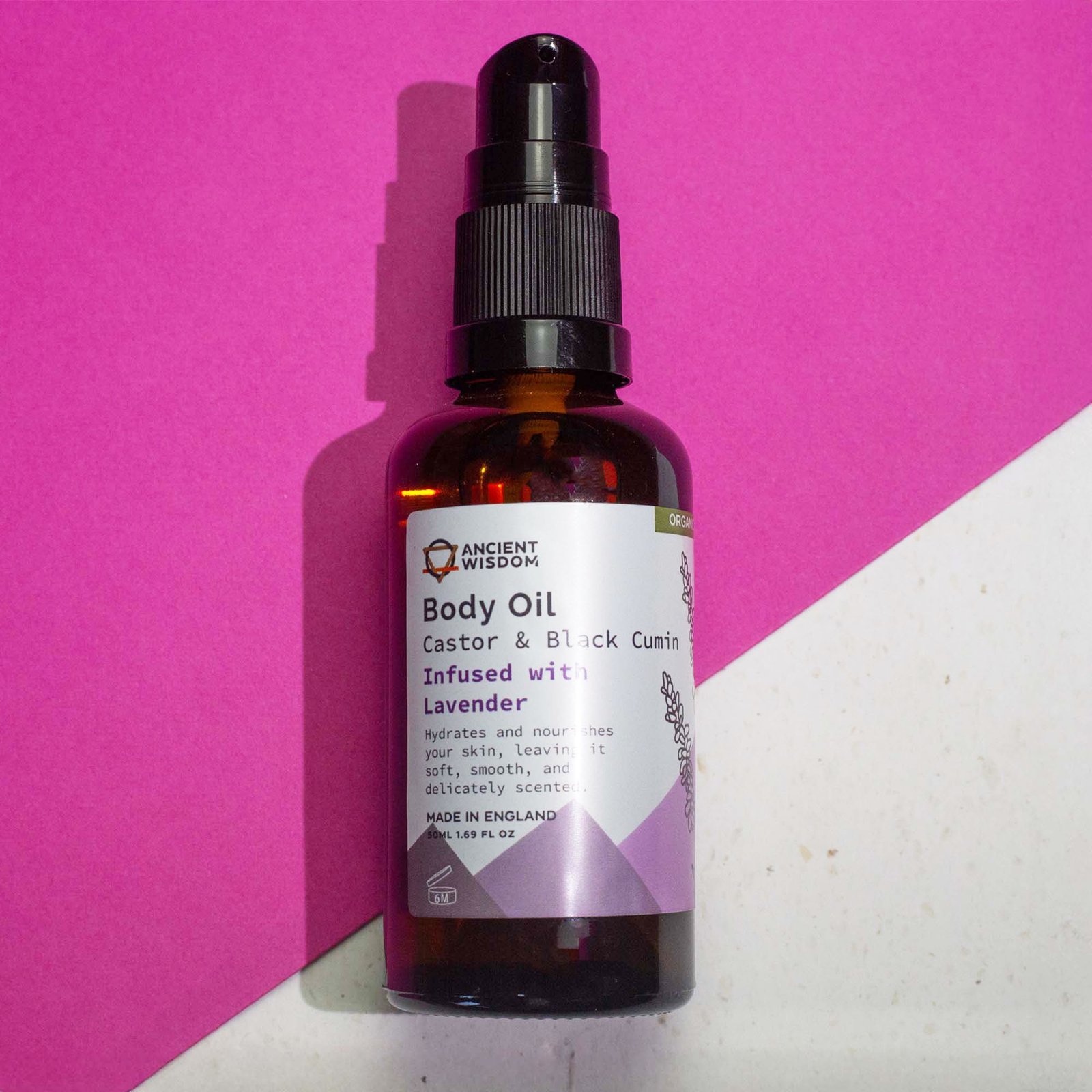 Aceite Corporal Orgánico Lavanda 50ml - Imagen 3