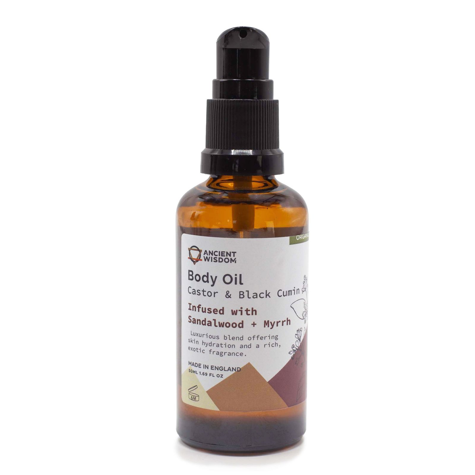 Aceite Corporal Orgánico Sándalo y Mirra 50ml - Imagen 4