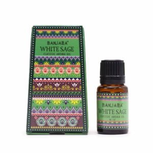 Aceite Aromático Banjara Salvia Blanca · Fragancia India 10ml