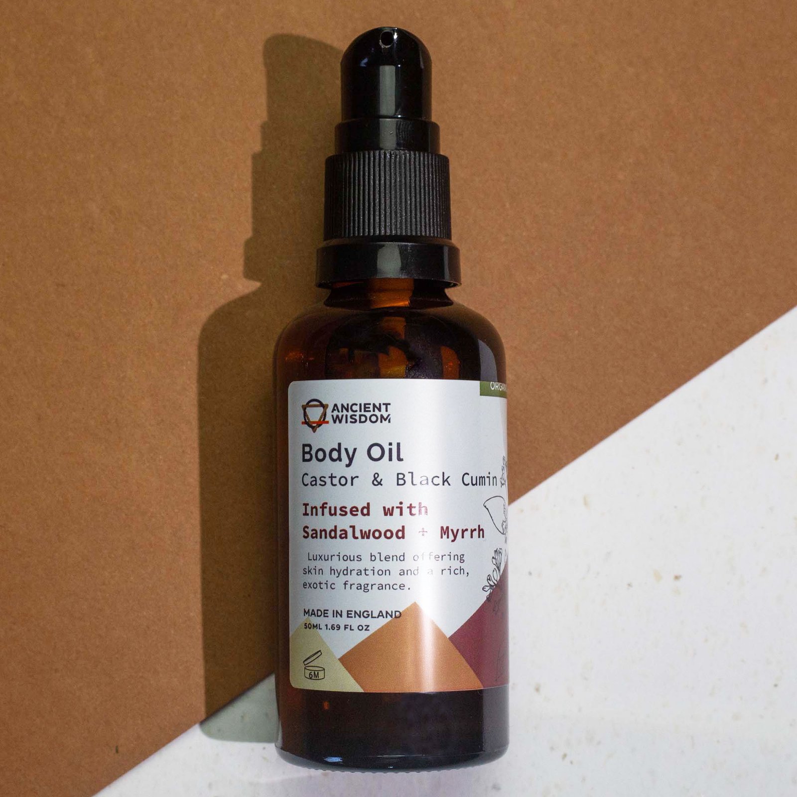 Aceite Corporal Orgánico Sándalo y Mirra 50ml - Imagen 5