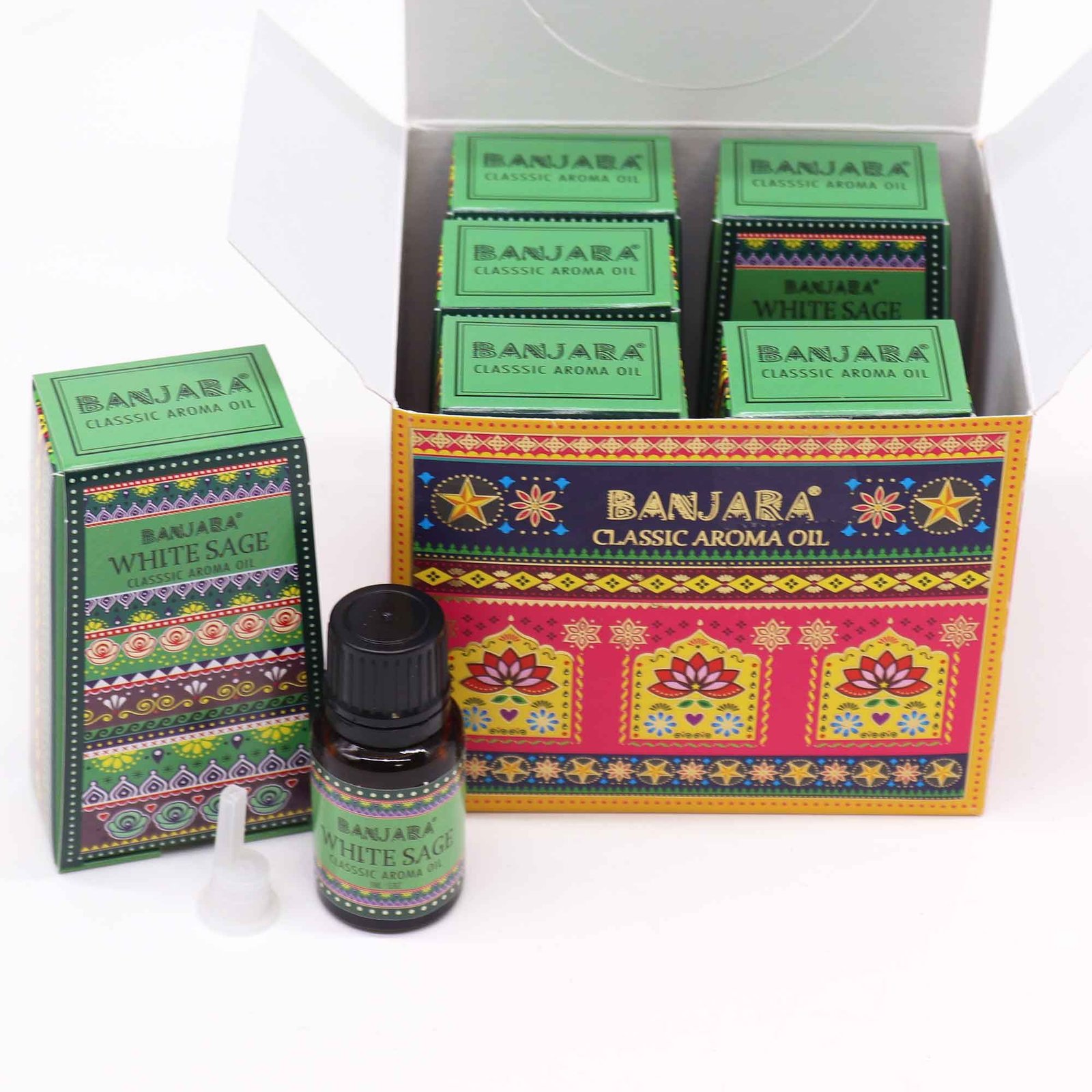 Aceite Aromático Banjara Salvia Blanca · Fragancia India 10ml - Imagen 2