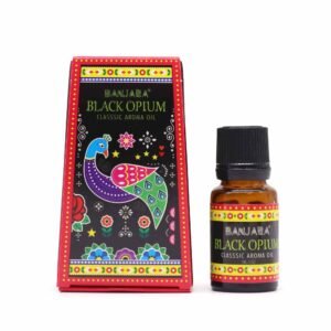Aceite Aromático Banjara Opio Negro · Fragancia India 10ml