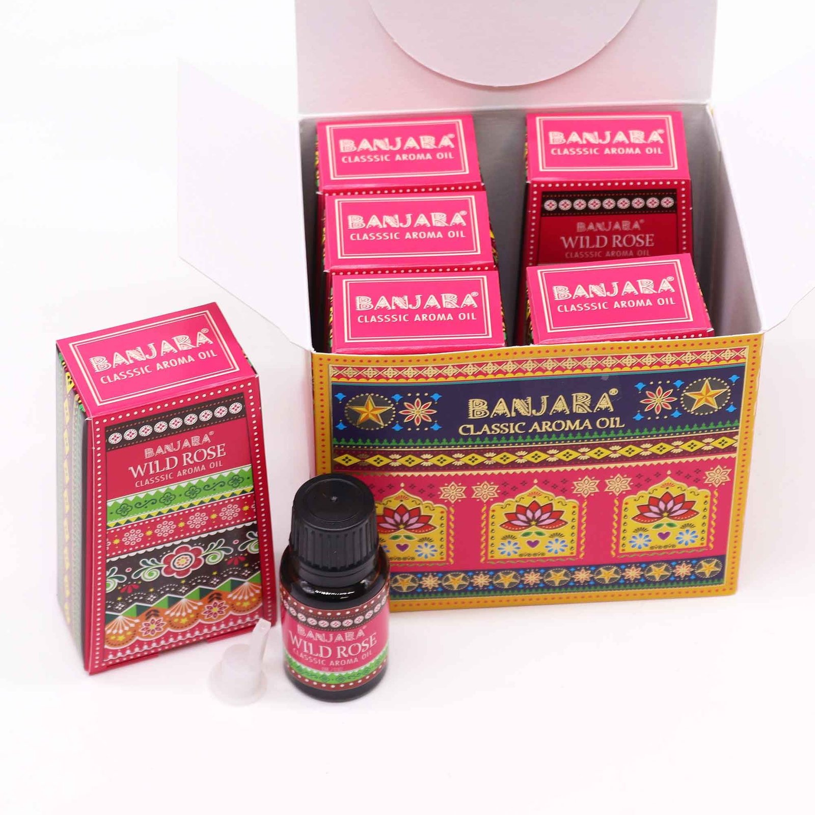 Aceite Aromático Banjara Rosa Silvestre · Fragancia India 10ml