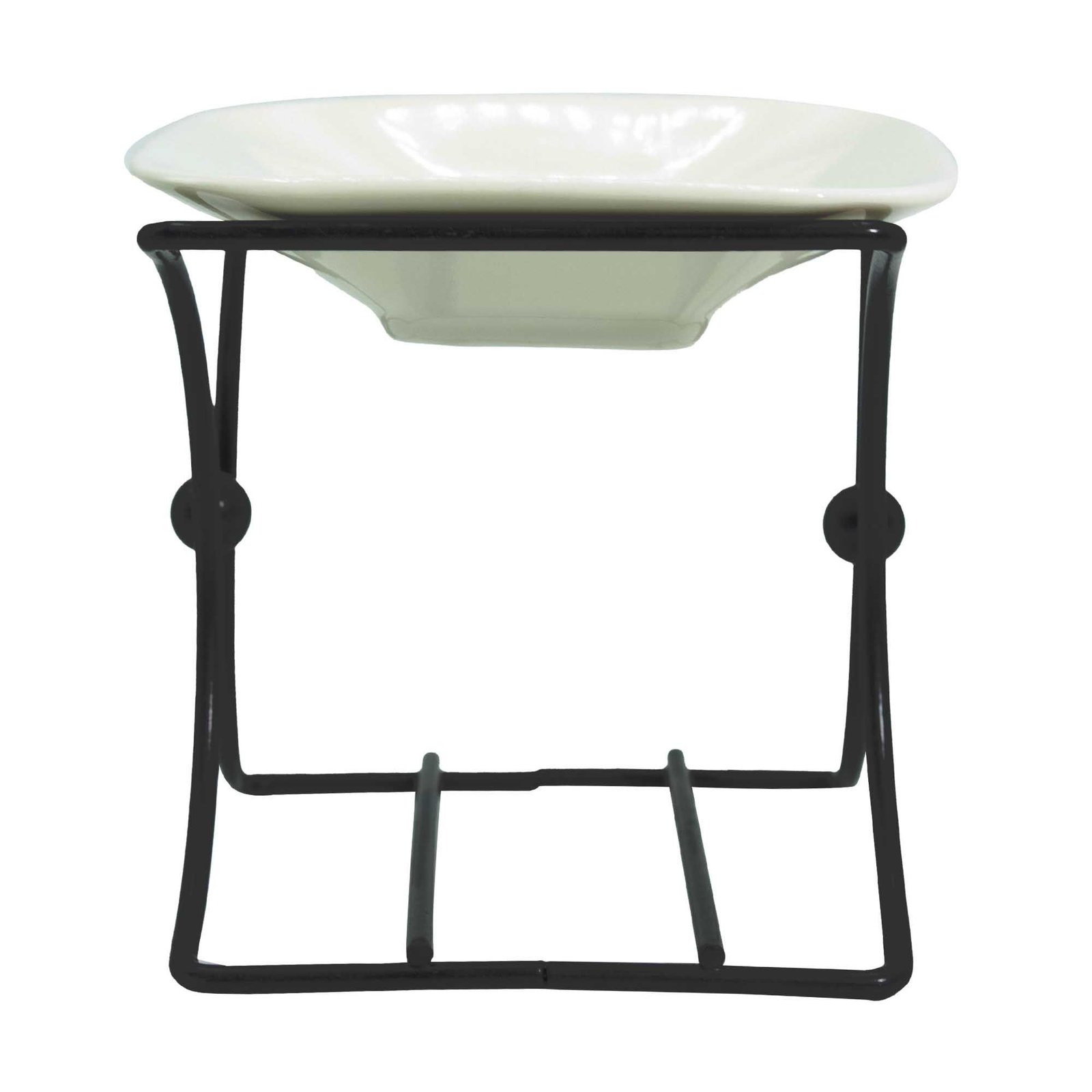 Soporte para Quemador Cuadrado · Cerámica y Metal - Imagen 2