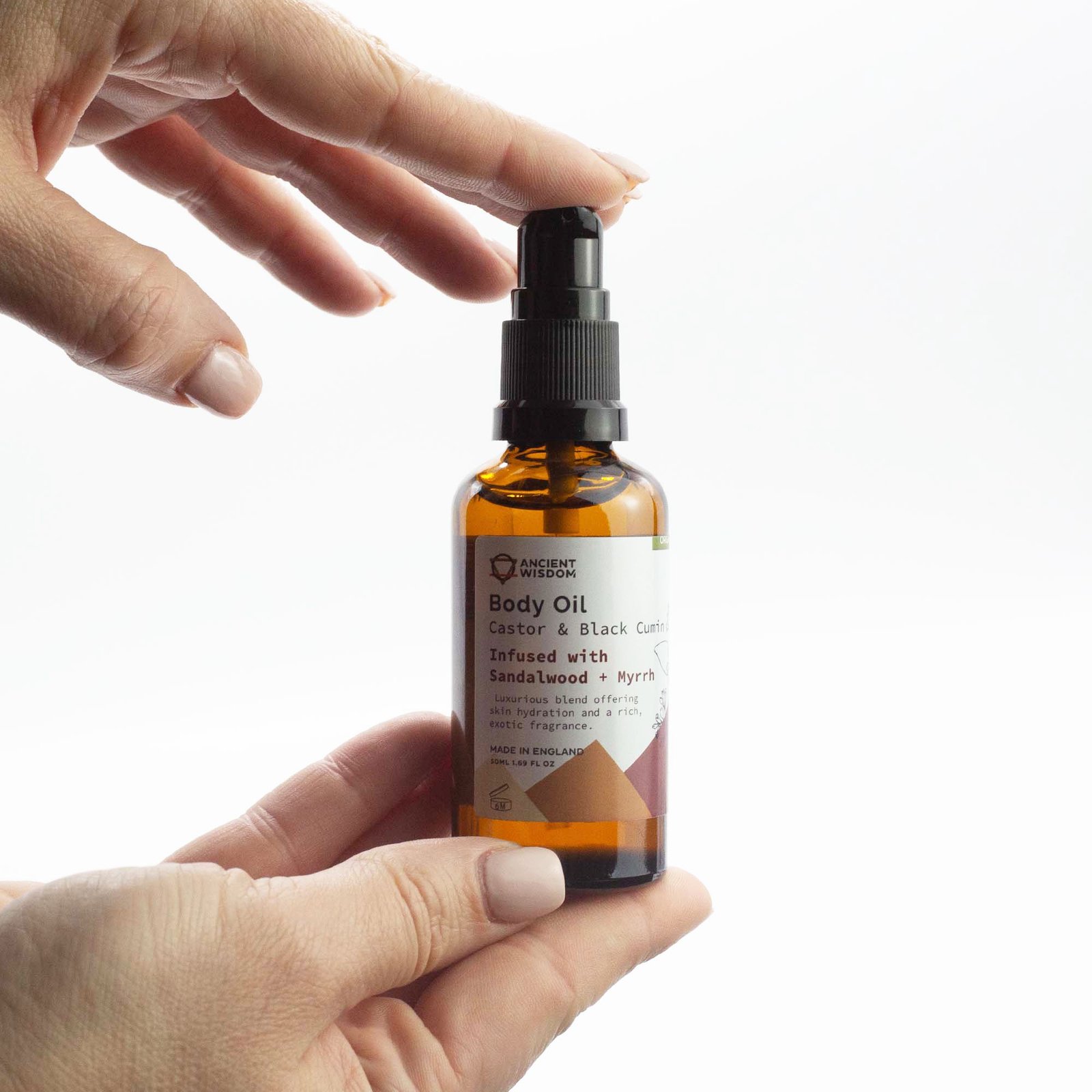 Aceite Corporal Orgánico Sándalo y Mirra 50ml - Imagen 2