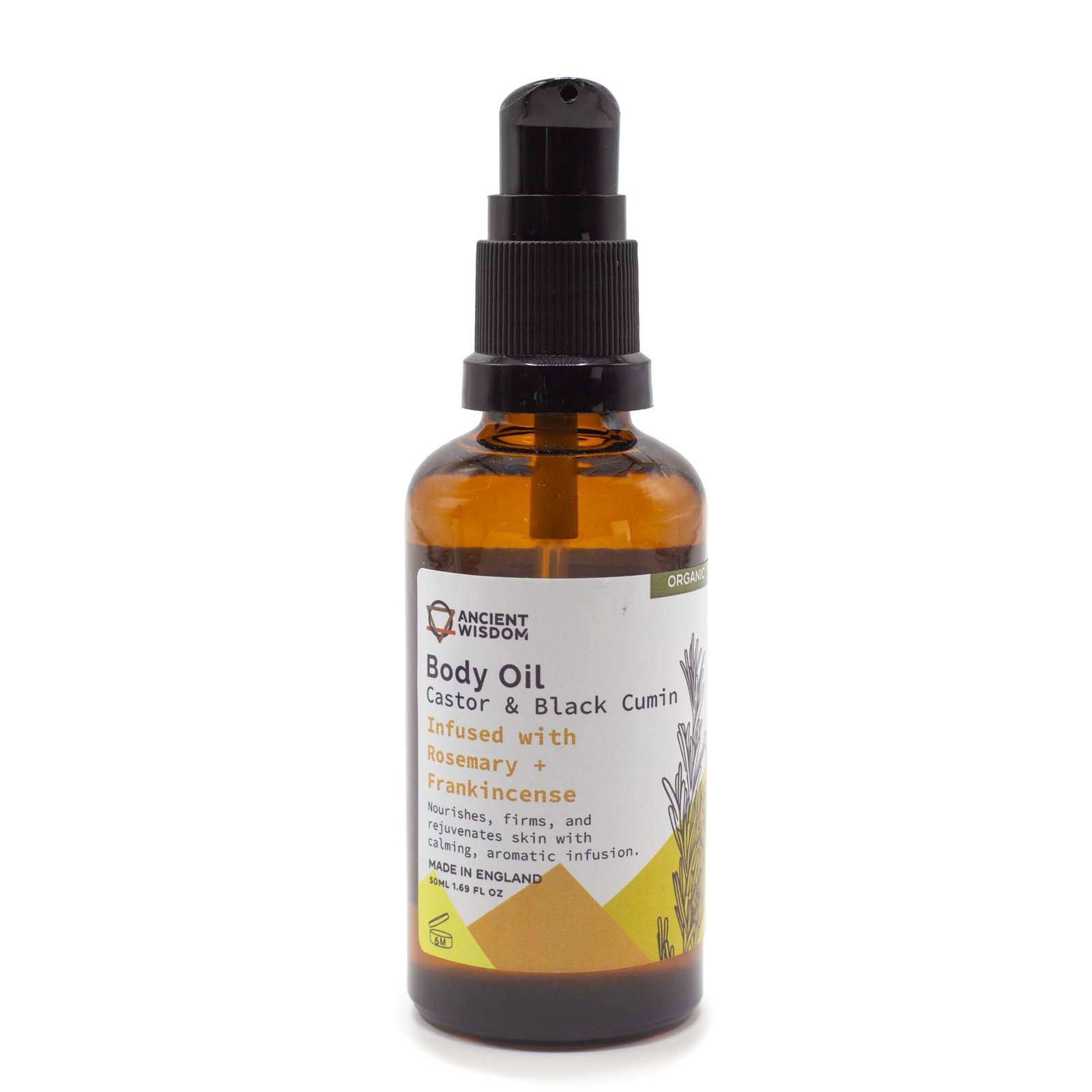 Aceite Corporal Orgánico Romero y Incienso 50ml - Imagen 2