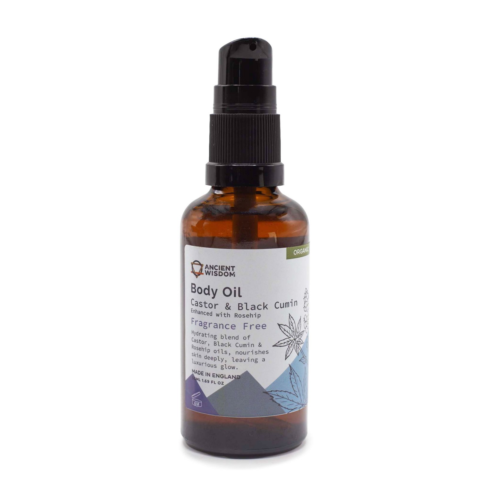 Aceite Corporal Orgánico Rosa Mosqueta 50ml · Sin Fragancia - Imagen 5