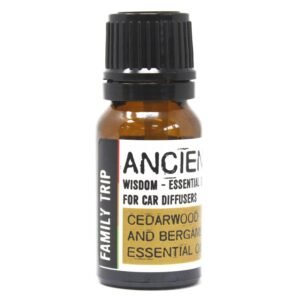Aceite Esencial para Difusor de Coche Viaje Familiar 10ml