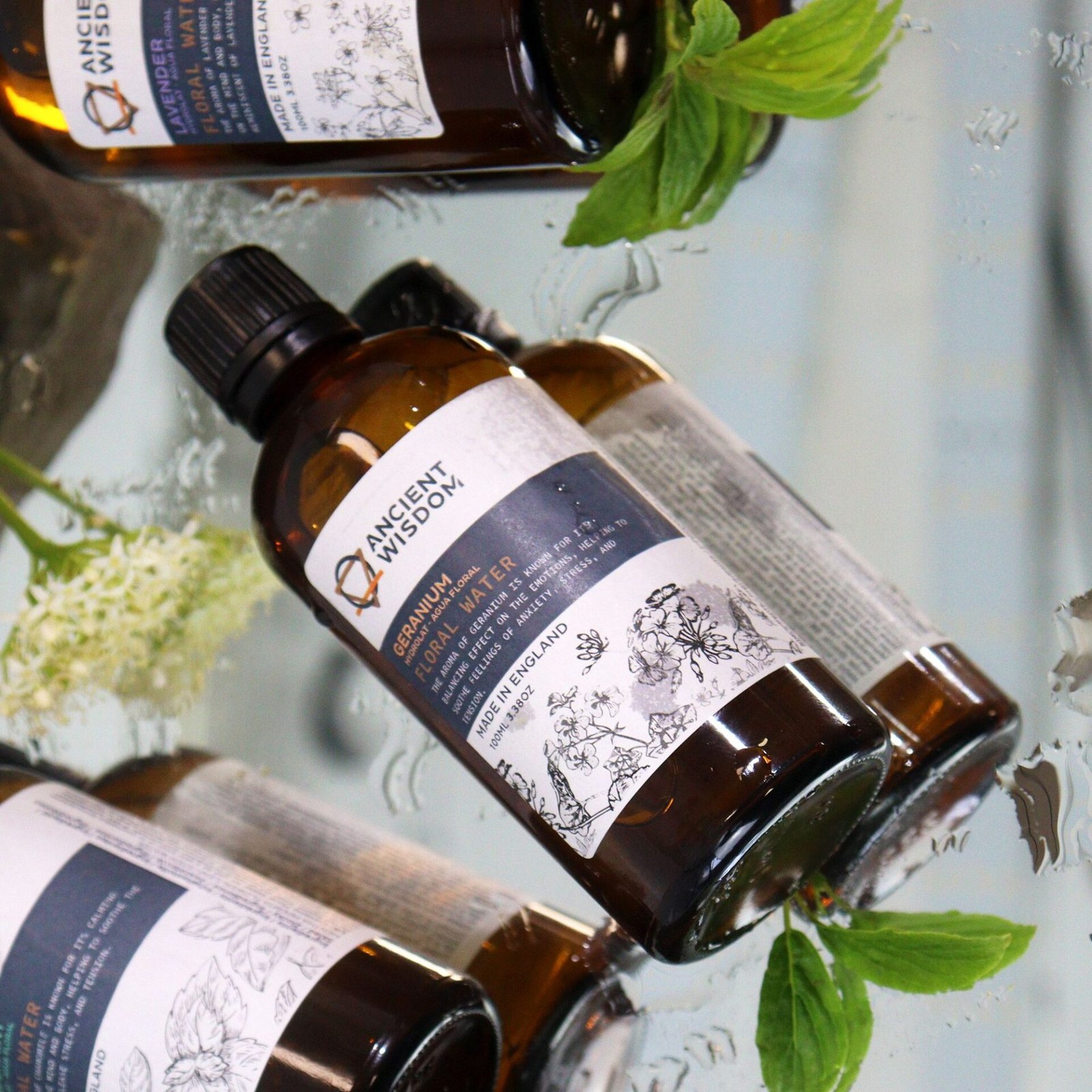 Hidrolato de Geranio · Agua Floral 100ml - Imagen 3