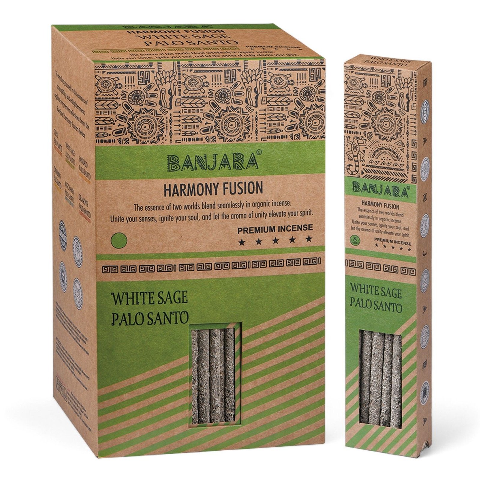 Varillas de Incienso Palo Santo Banjara Salvia Blanca