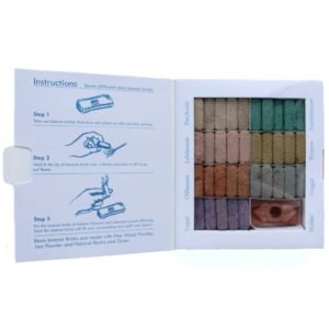 Ladrillos de Incienso Smudge de Wild West con Quemador · Set de 70