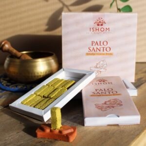 Ladrillos de Incienso Smudge de Palo Santo con Quemador · Pack de 15