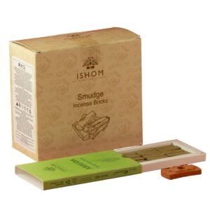 Ladrillos de Incienso Smudge de Benjuí con Quemador · Pack de 15