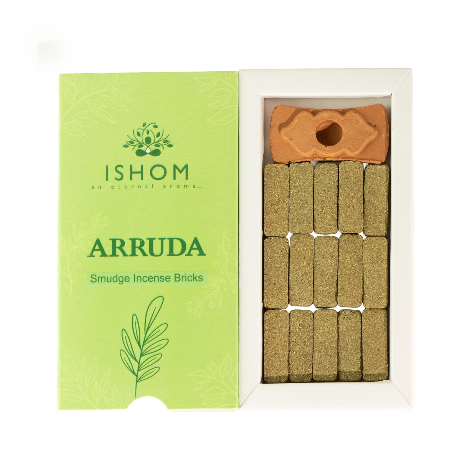 Ladrillos de Incienso Smudge de Benjuí con Quemador · Pack de 15 - Imagen 2