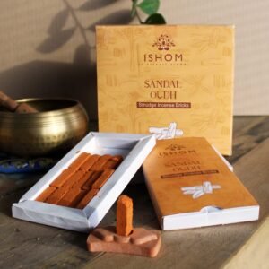 Ladrillos de Incienso Smudge de Sándalo con Quemador · Pack de 15