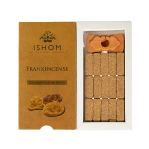 Ladrillos de Incienso Smudge de Olíbano con Quemador · Pack de 15