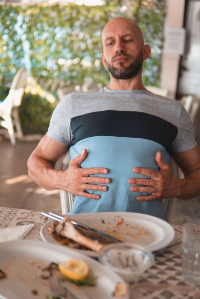 digestion pesada tras gran comida